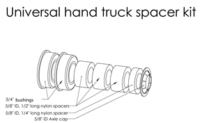 Universal Fit Hand Truck Tire - Pneumatic