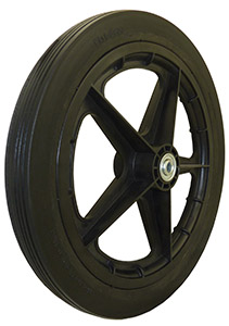 16-Inch Wheelbarrow Flat-Free Tire #Cart-012F Orange Color