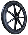 24 x 2.0" Flat Free Cart Tire