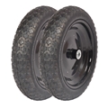 Flat Free Pumpkin Barrow Replacement Tires - 2 PACK