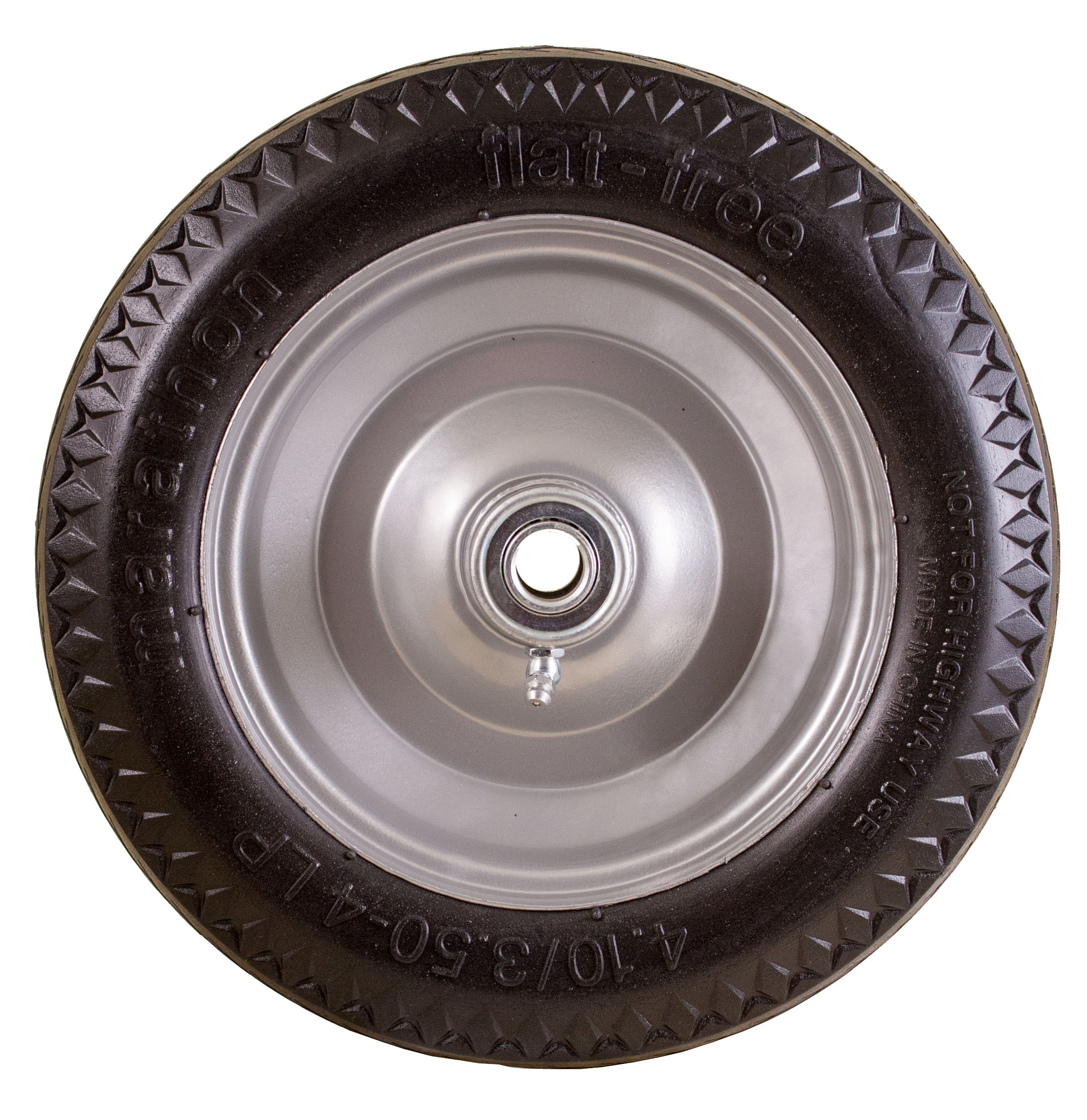 4.10/3.50-4" Flat Free Tire