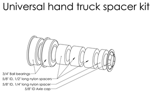 Universal Fit Hand Truck Tire - Flat Free