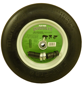 Universal Fit Wheelbarrow Tire - Flat Free